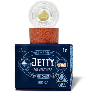 jetty solventless live rosin ocal indica