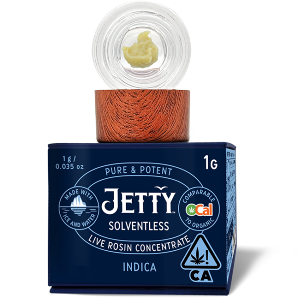 jetty solventless live rosin ocal indica